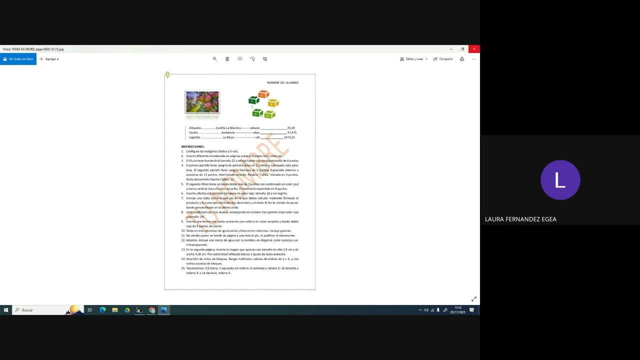 05-11-25 OFIMÁTICA. EXPLICACIÓN TAREA WORD Y BLOQUE IV