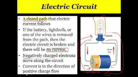6.2 Notes Electric Circuit