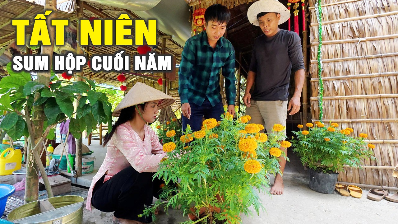 🔴 Đi Chợ Quê Làm Bữa Tiệc Tất Niên Cuối Năm | Cẩm Hằng