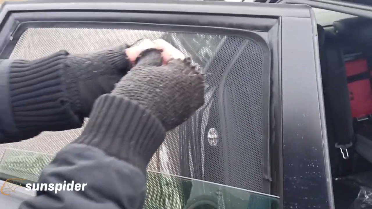 Privacy shades custom fit car sun shade curtain assembly in Audi a4 b8 wagon/combi