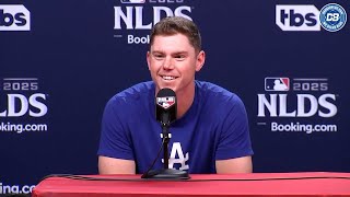 2025 NLDS: Will Smith comments on return to catching, DH role not an option