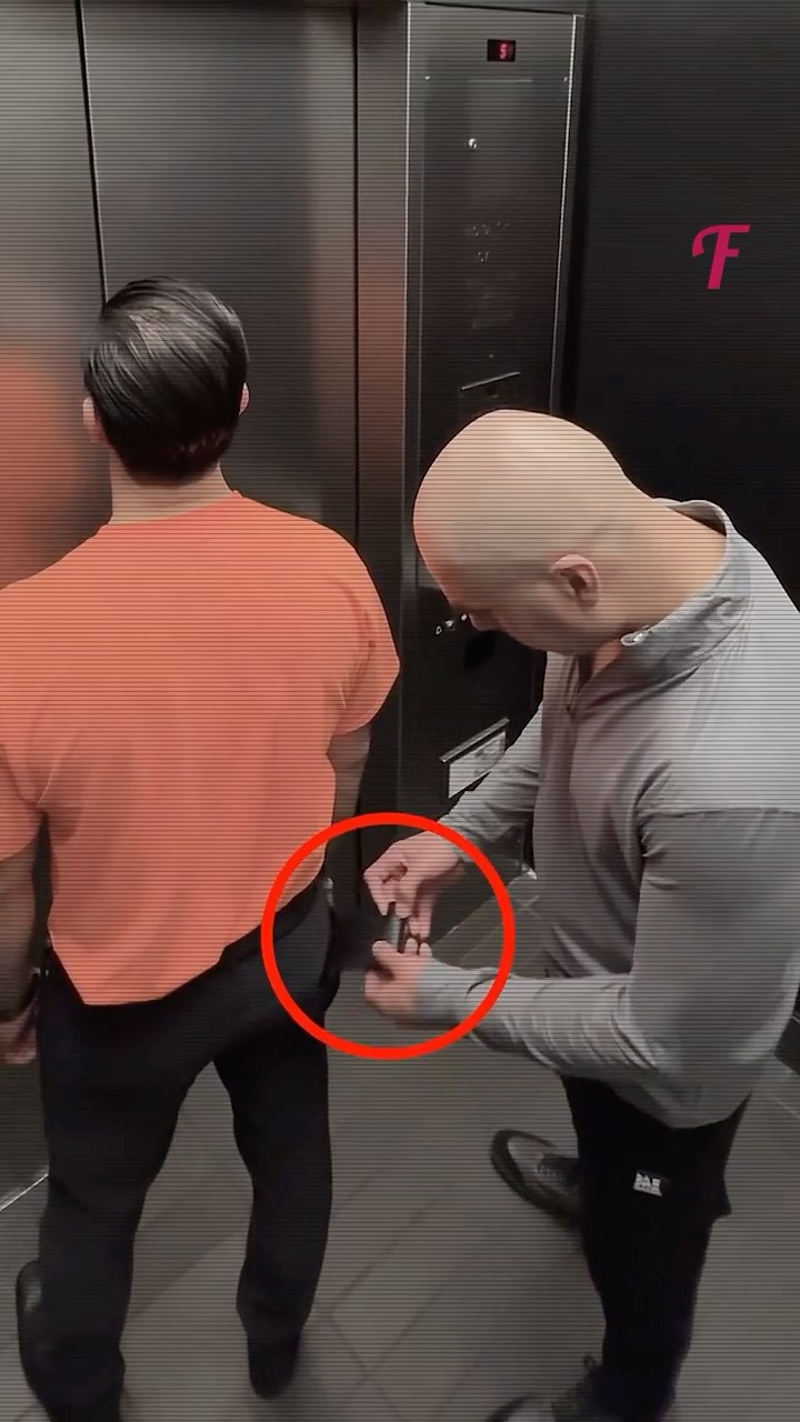 Elevator Pickpocket Gets Instant Karma #shorts