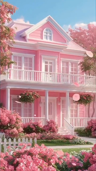 Luxury Pink Dream House Tour | Modern Interior & Exterior Design | Relaxing Ambient Music | #luxury