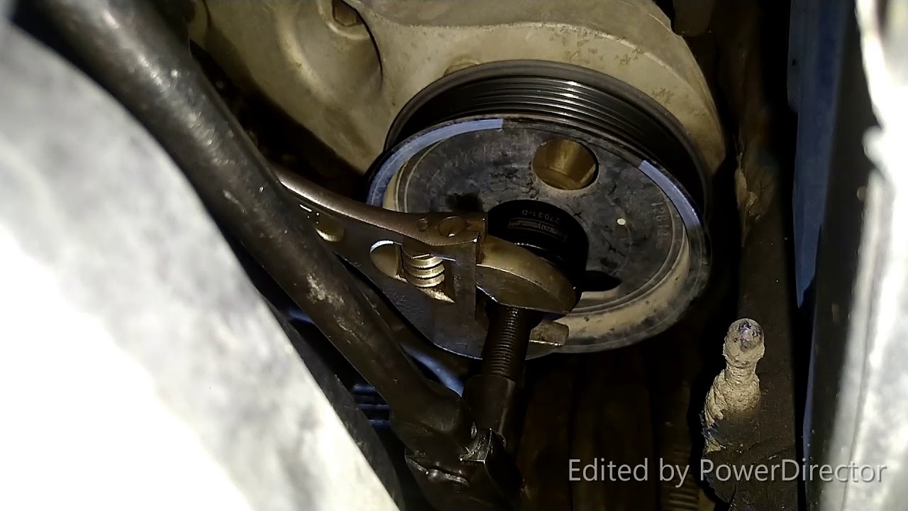 7.3 Super Duty Power Steering Pump Replacement. (Walmart Drain Pan Hack) - YouTube