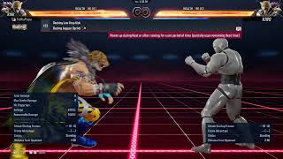 123. Dashing Low Drop Kick
