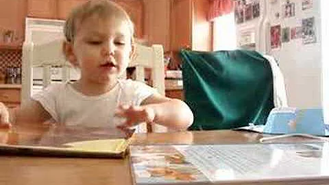 lucy opening gift from aunt lori