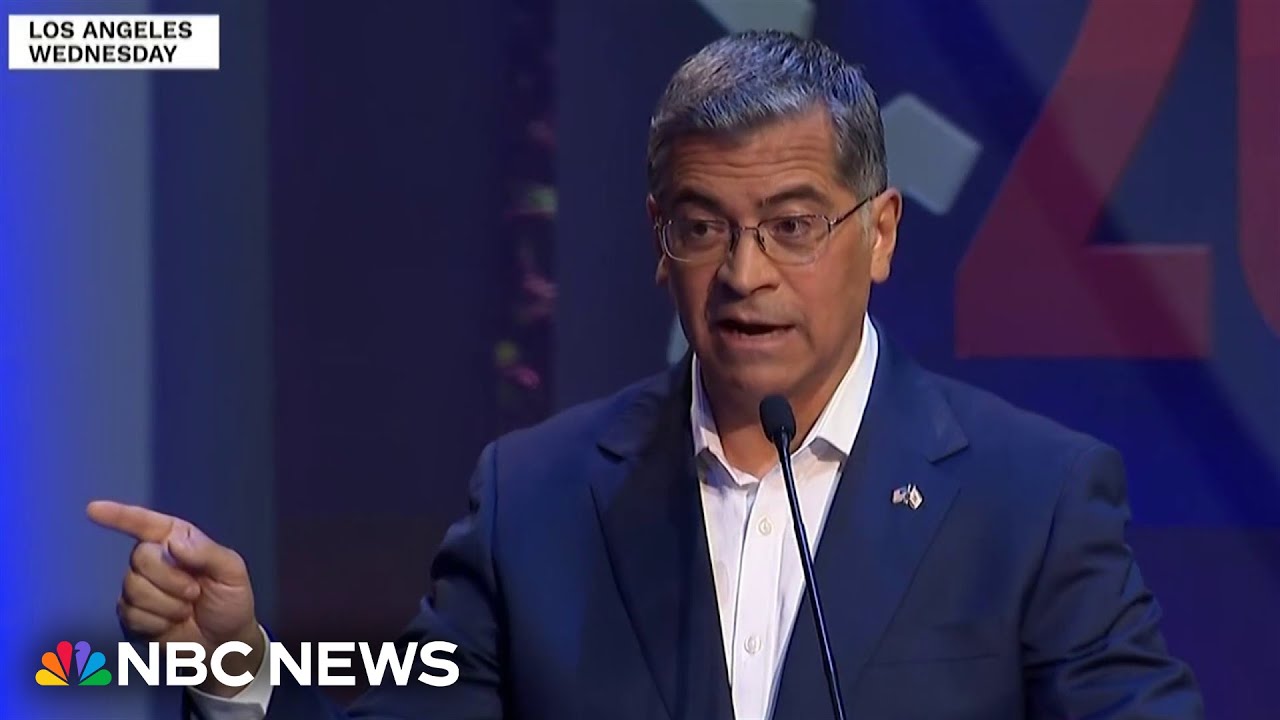 Xavier Becerra criticized for his record as Biden HHS secretary in CA gov debate Xavier Becerra criticized for his record as Biden HHS secretary in CA gov debate