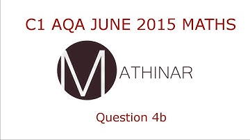 C1 AQA June 2015 Q4b