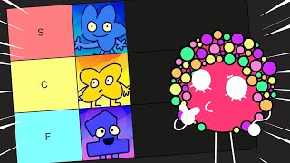 New BFDI FAN Ranks ALL CHARACTERS