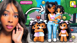 Realistic Triplets Get Replaced In Life Together  roblox Snapchat