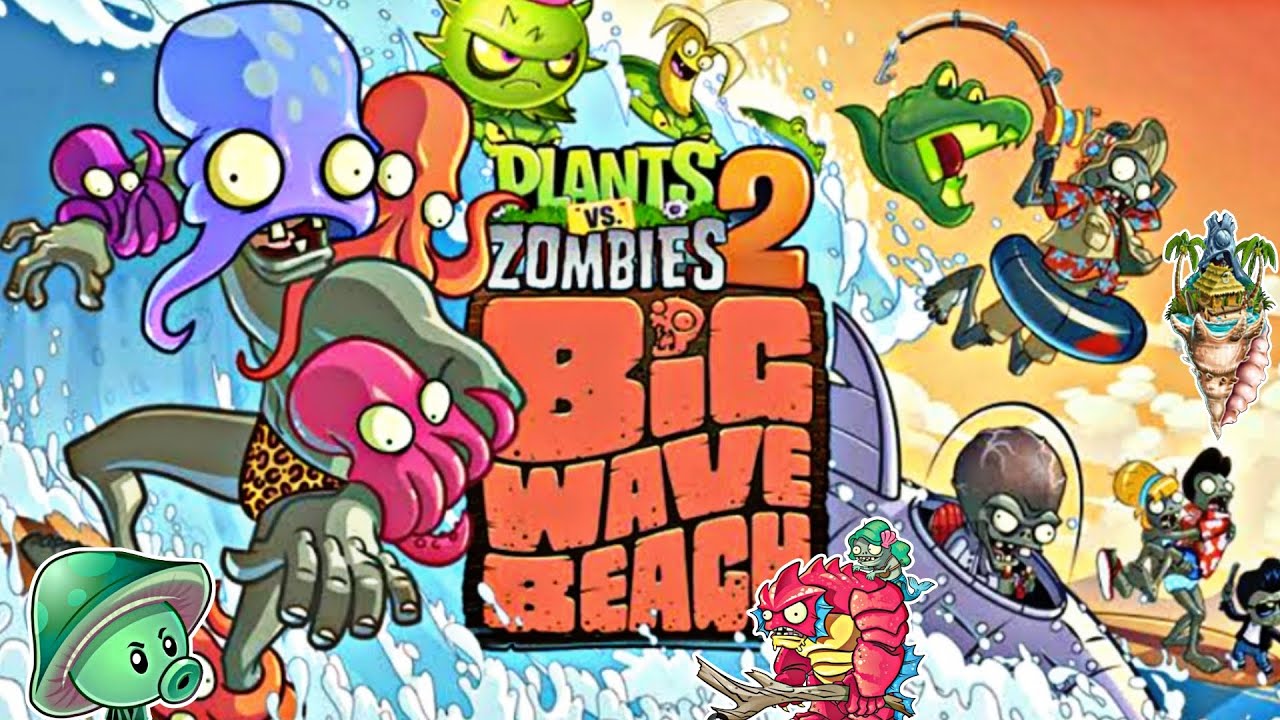 Plants vs Zombies 2 Trip to Big Wave Beach GamePlay - YouTube