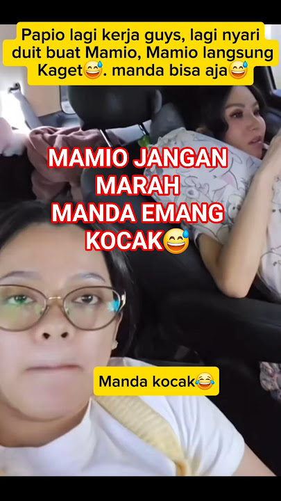 Papio lagi kerja nyari duit buat Mamio. 😅😅Kocak Manda. #sarwendah #artist