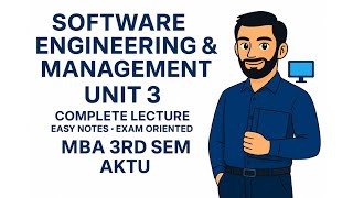 Software Engineering & Management Unit 3 | System Design & Data Management | MBA 3rd Sem AKTU