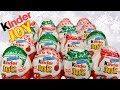 NEW KINDER JOY Christmas SURPRISE EGGS OPENING Chocolate Surprise Egg Toys For Kids 2018
