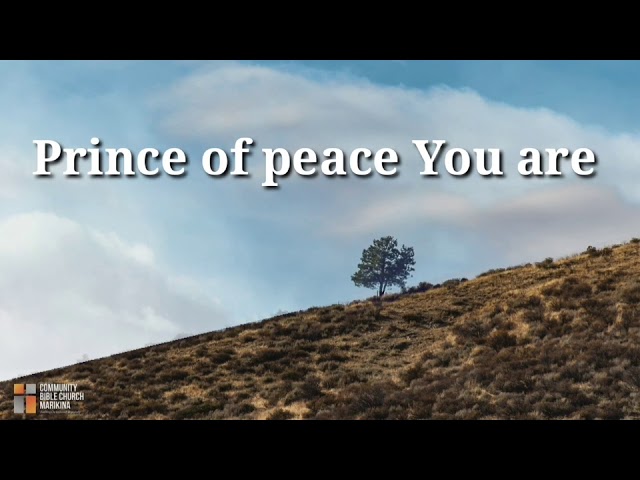 God is the Prince of Peace. He's got you.♥️