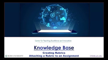Creating Rubrics and Adding Rubrics to Assignments