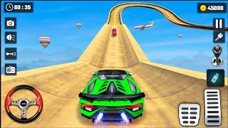 ランプカーエクストリームレーシングゲーム - GTカースタントマスター3D - Androidゲームプレイ screenshot 5