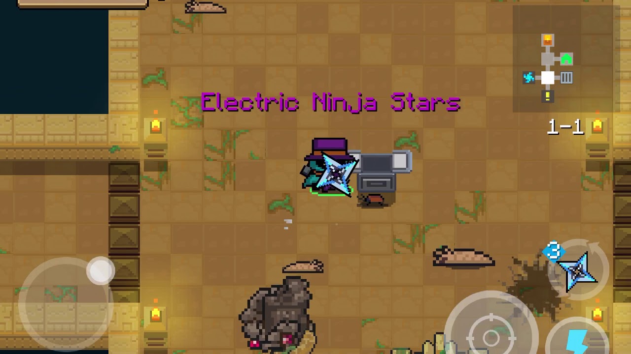 [Soul Knight] Ranger’s Revolver and Electric Ninja Stars! Two awesome