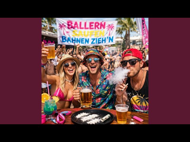 Ballern Saufen Bahnen zieh'n