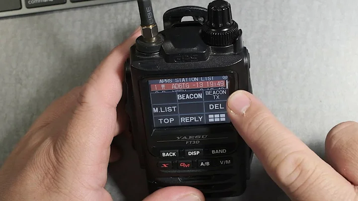 Yaesu FT3D APRS Tx Manual Beacon