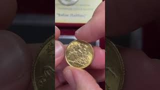 Пів соверена 1914 року, Великобританія #монети #золото