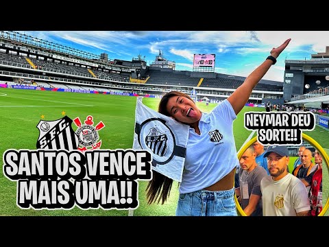 A TORCIDA PEDIU PRO NEYMAR VOLTAR!! Santos 1X0 Corinthians