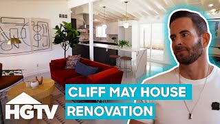 Tarek Helps Flippers Design A Cliff May MidCentury Modern House | Flipping 101 With Tarek El Moussa