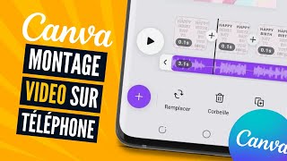 Utiliser l'application mobile de Canva pour un MONTAGE VIDÉO avec un téléphone (ANDROID ou IPHONE) screenshot 2