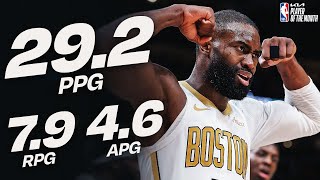 Jaylen Brown Named @kia  Eastern Conference Player of the Month for January