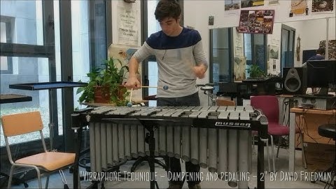 "Vibraphone Technique - Dampening and pedaling - 2" by David Friedman