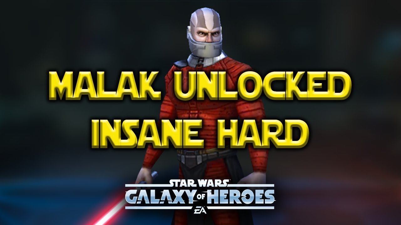 Malak Unlocked Event INSANE HARD Light Side/Dark Side Star Wars