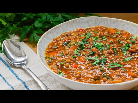 वीडियो: नट्स और मशरूम के साथ लीन मसूर का सूप