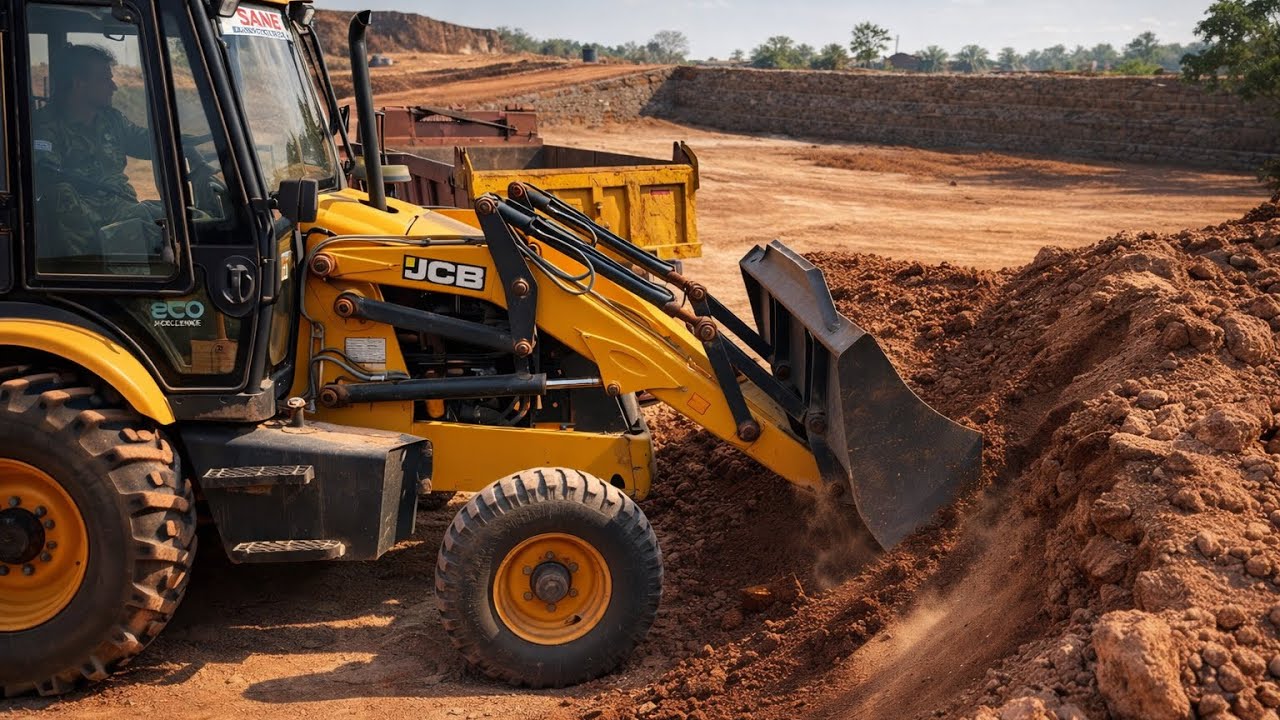 Amazing Jcb front bucket soil loading work👌😱| Excellent Jcb operating skills 🔥|