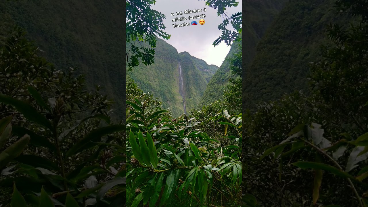 cascade blanche à salazie 💚