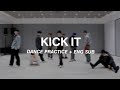 Nct 127   kick it english subtitles dance practice mirrored 4k