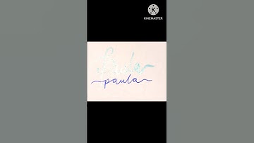 #names #paula#calligraphy #signature #handwriting #cursive #cursivewriting #lettering