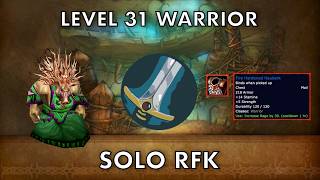 HC SSF Warrior - How to solo RFK class quest