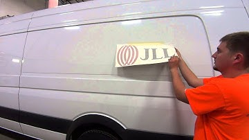 How to Install  a Vinyl Decal (Hinge Method)