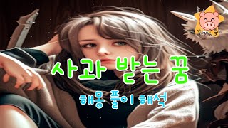 사과받는 꿈 해몽 풀이(좋아하는 사람, 부모님, 친구, 감정)