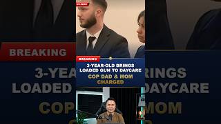 Toddler Pulls Loaded Gun at Daycare; Cop Dad, Mom Charged #Shorts