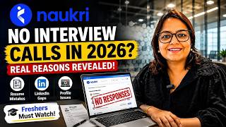 No Interview Calls on Naukri in 2026 Here’s the Real Reason!