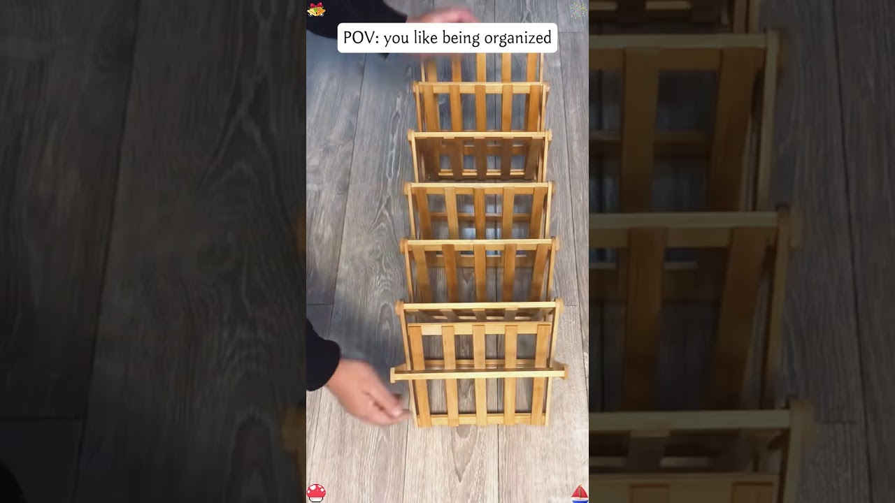 Bamboo Shoe Rack