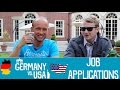 Job Applications - Germany vs USA