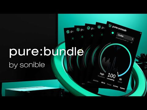pure:bundle by sonible – AI-powered audio plug-ins for creators