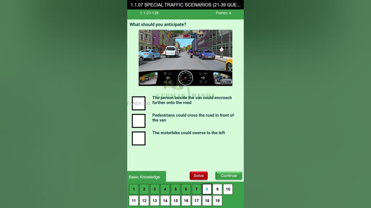 10 Driving License Germany Class B Theory Test Basic Knowledge All Questions 1.1.07 Part 2 YouTube