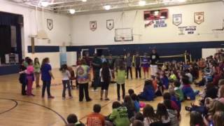 Archie Talley visits Van Devender Middle School