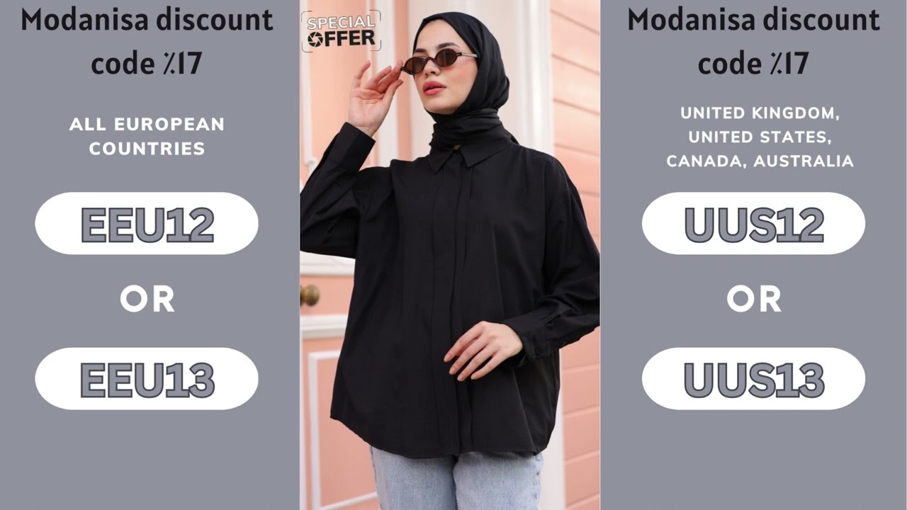 Modanisa discount code for Christmas | Elevate Your Fashion: 17% Off Modanisa!