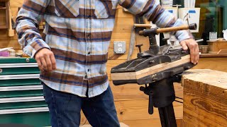 The Oliver Pattern Makers Vise is BACK!  (Repaired By Keith Rucker)