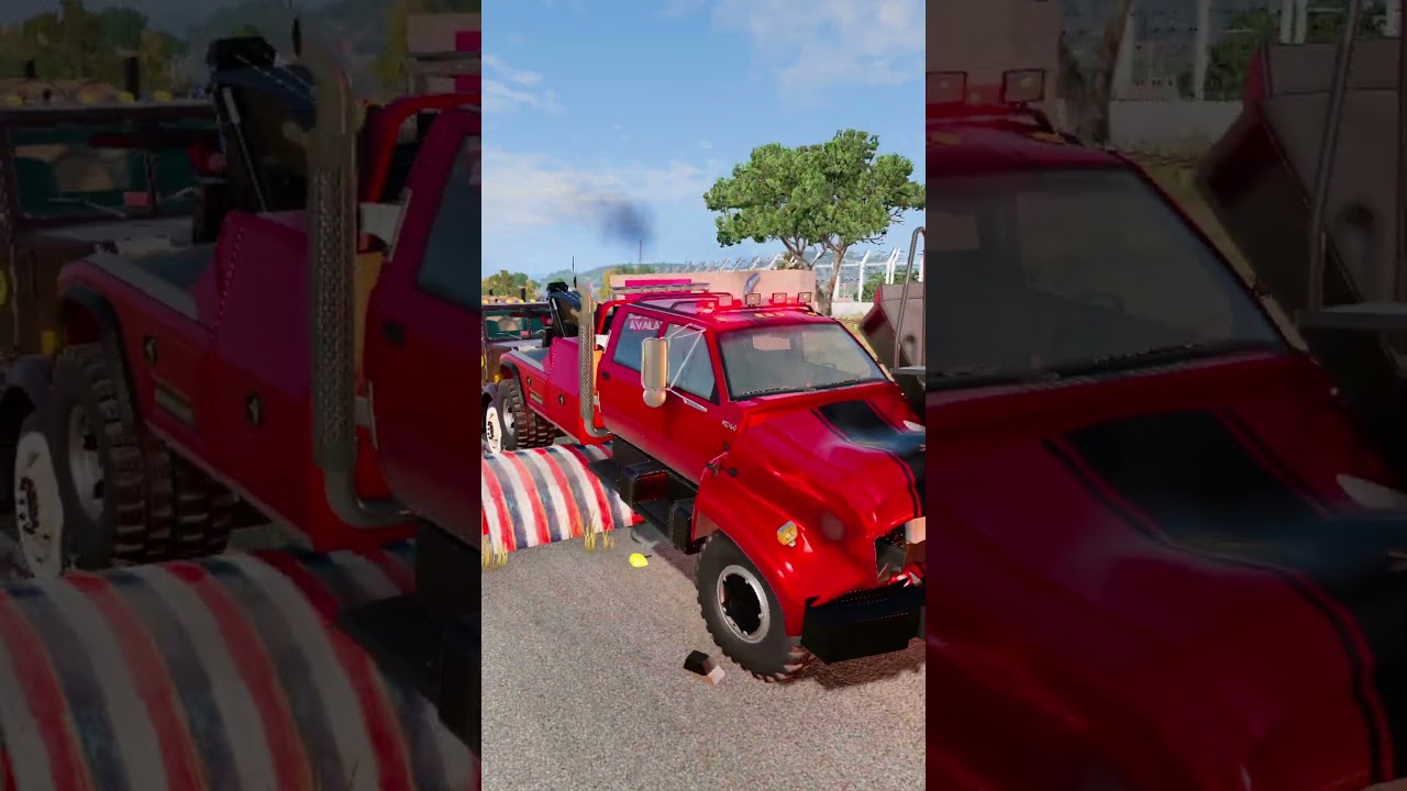 Trucks and Cars vs Speed Bumps 