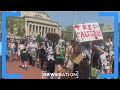 Propalestine protests continue beyond columbia deadline  newsnation now